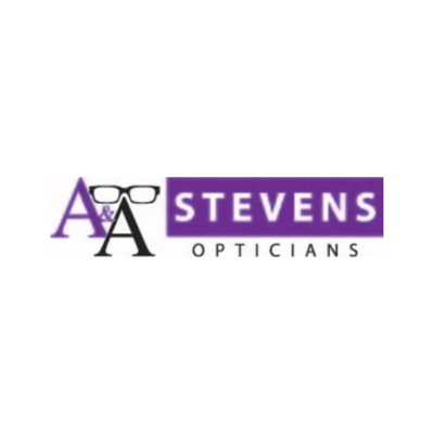 A and A Stevens Opticians logo.
