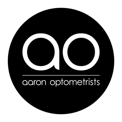 Aaron optometrist logo.
