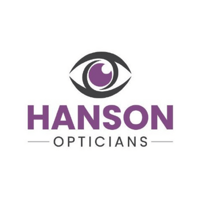 Hanson Opticians logo.