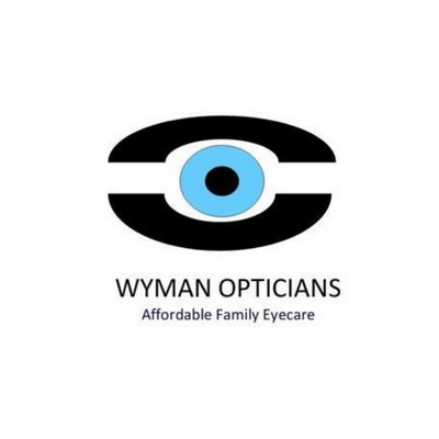 Wyman Opticians logo.