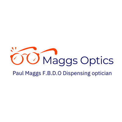 Maggs Optics logo.
