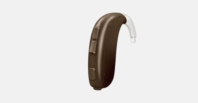 Oticon Xceed hearing aid.