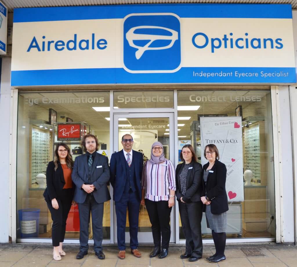 Airedale Opticians practice.