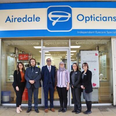 Airedale Opticians practice.