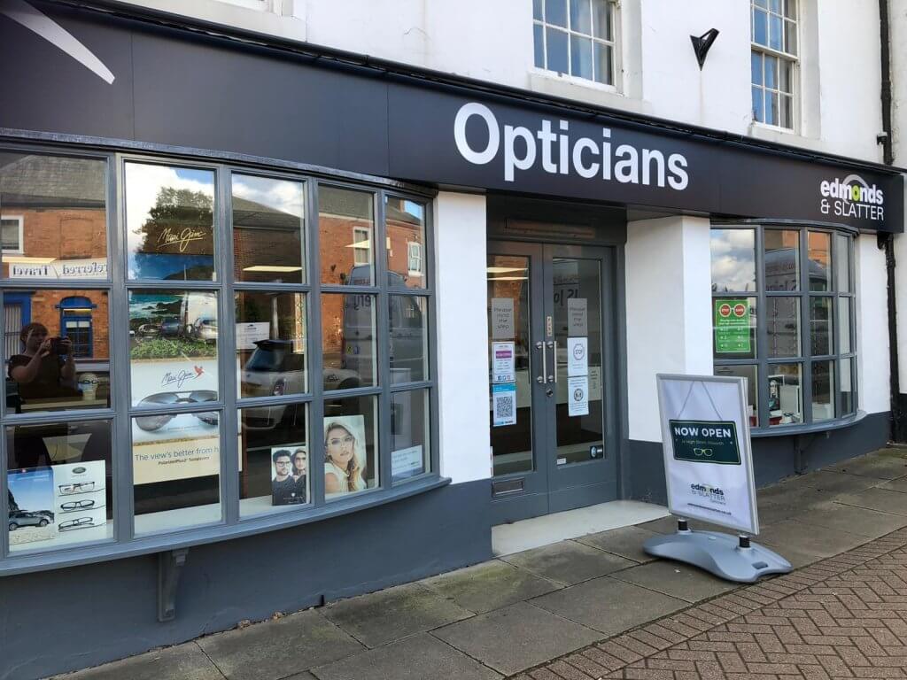 Edmonds and Slatter Opticians practice.