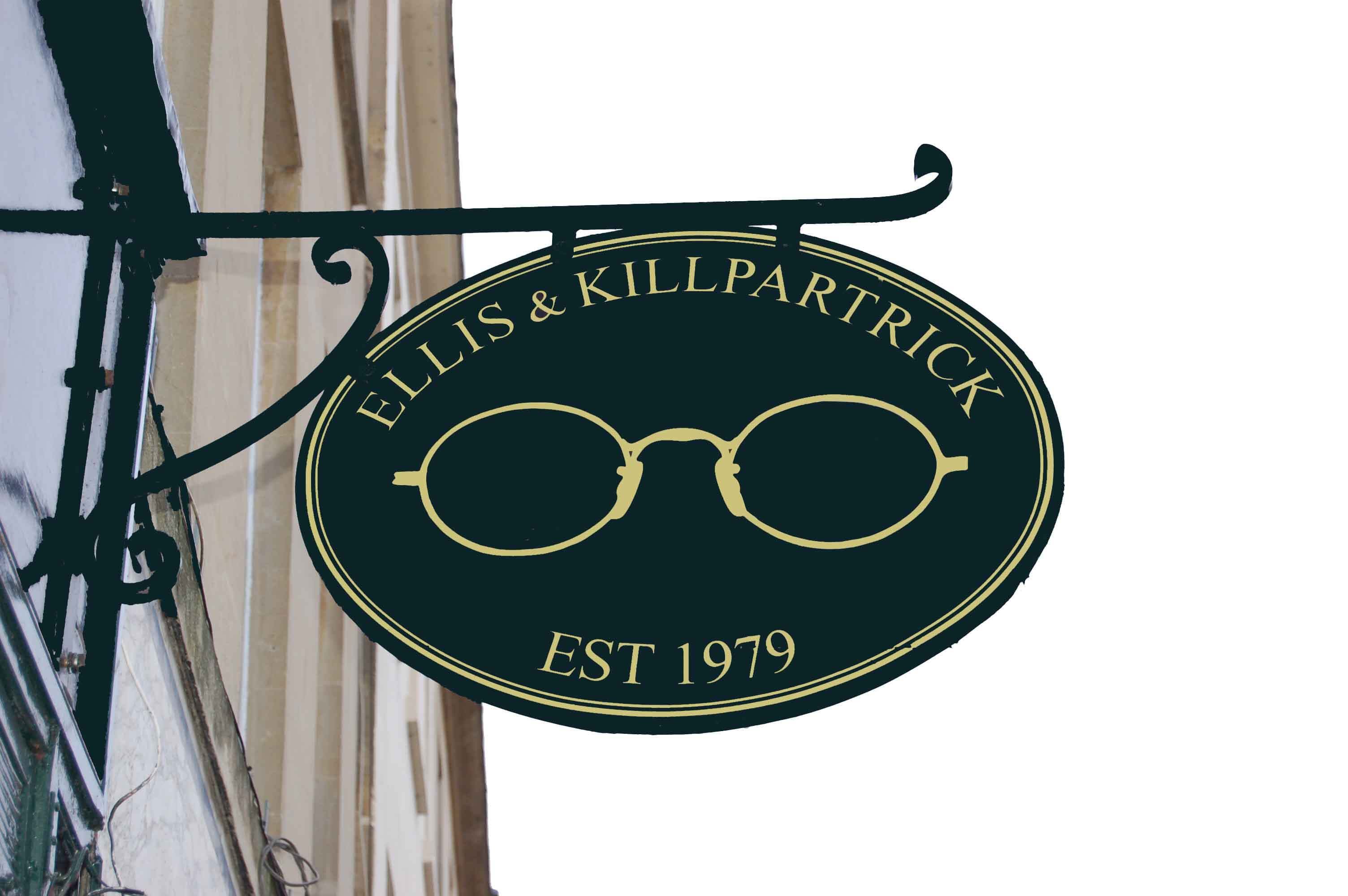 Ellis and Killpartrick logo and sign.