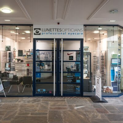 Lunettes Professional Eyecare shop.