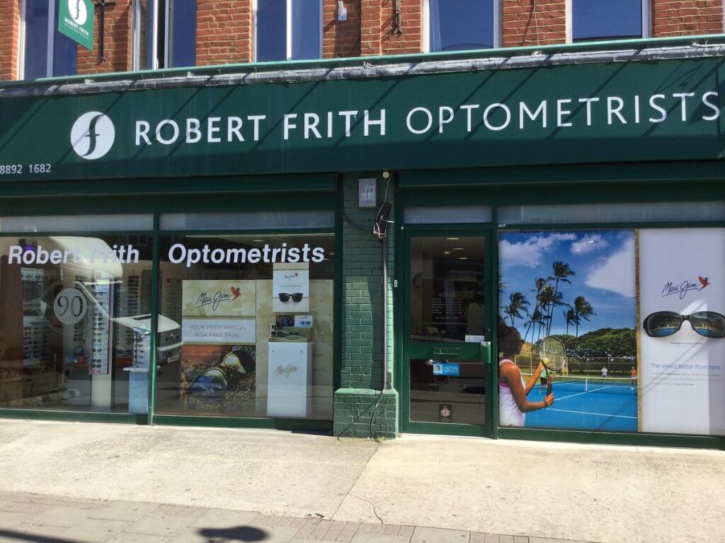 Robert Frith Optometrists practice.