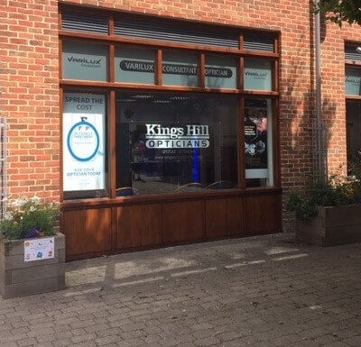 Kings Hill Opticians practice.