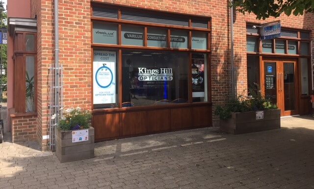 Kings Hill Opticians practice.