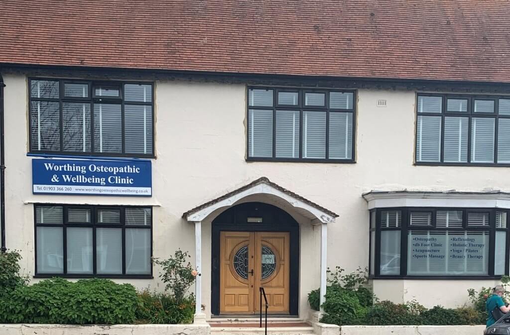 Worthing Osteopathic and wellbeing clinic practice.