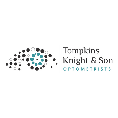 Tompkins Knight and Son Optometrists logo.
