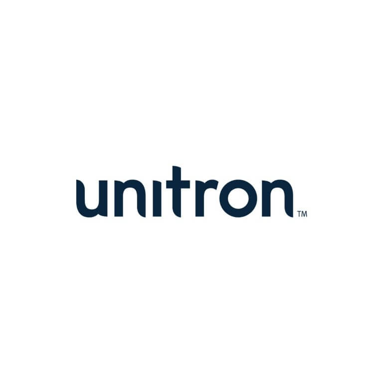 Unitron, the hearing aids' brand, logo.