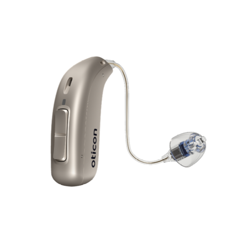 Receiver-in-canal hearing aids.