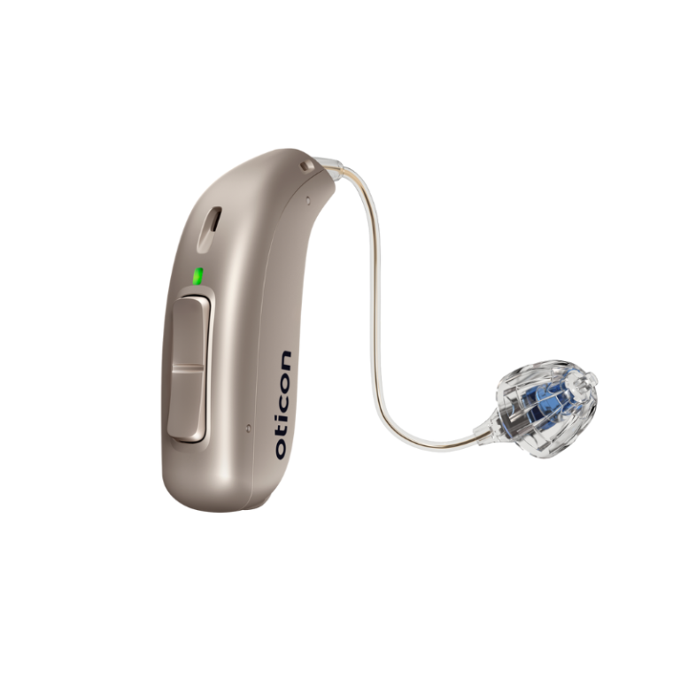 Receiver-in-canal hearing aid.