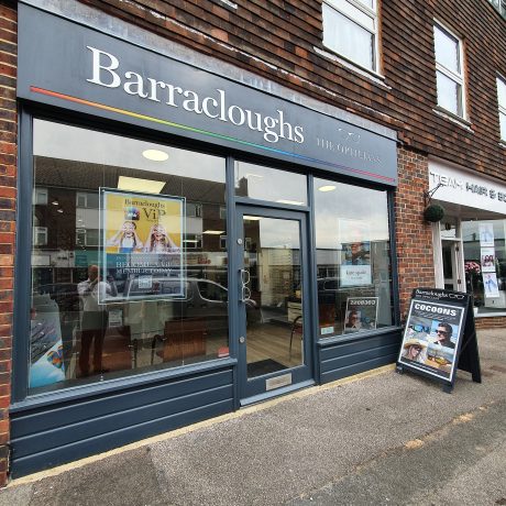 The Hearing Care Partnership Polegate. Based with Barracloughs The Opticians. Front of practice.