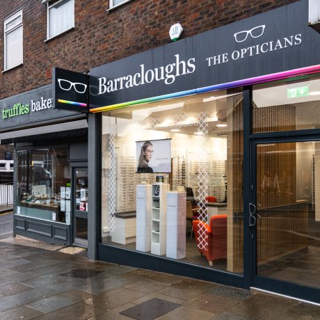 Thcp Uckfield - Based within Barracloughs the Opticians - Front of practice.