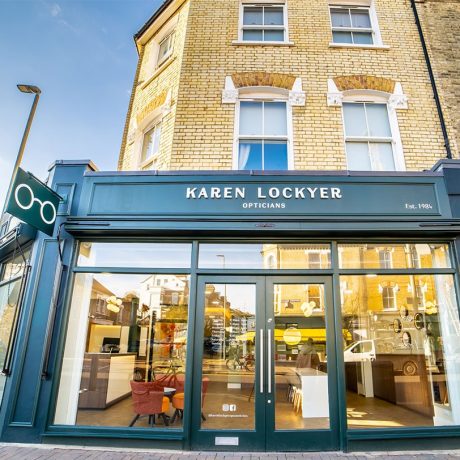 Thcp clapham - Based within Karen Lockyer Optometrists - Front of practice.