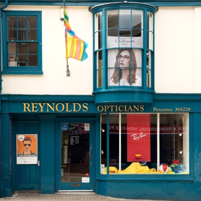 Reynolds & Slater Opticians practice in Penzance.