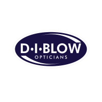 Di blow opticians logo.