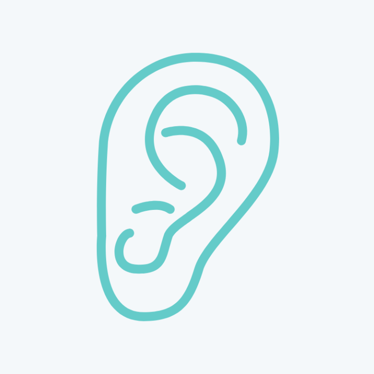 Ear icon.
