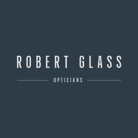 Logo of Robert Glass Opticians displaying the practice name.