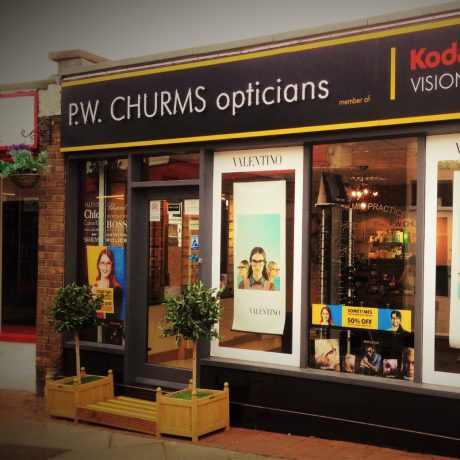 P.W. Churms Opticians pratice.