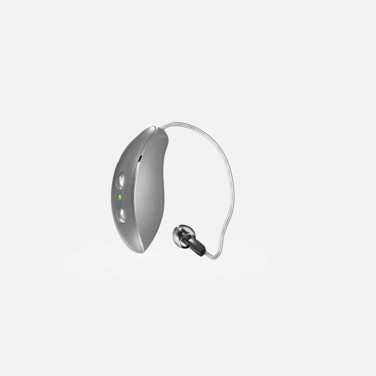 Starkey Omega AI receiver-in-canal hearing aids.