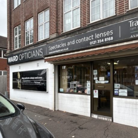 Ward Optometrists practice in Sutton Coldfield, Oscott.