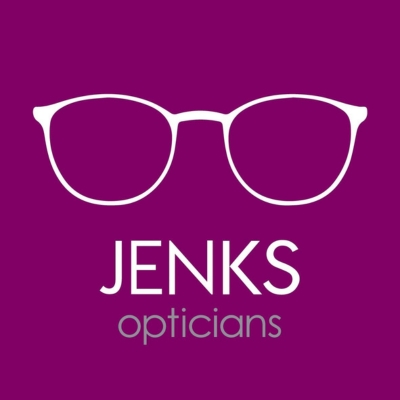 Jenks Opticians logo in Tamworth, part of the wider Colin Lee Opticians group.