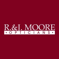 R&J Moore Opticians logo.