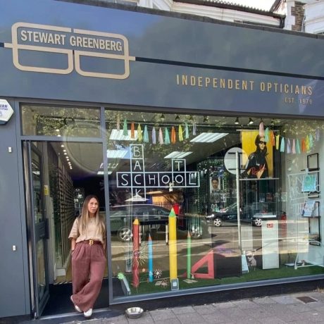 Stewart Greenberg Opticians practice in Penylan, Cardiff.