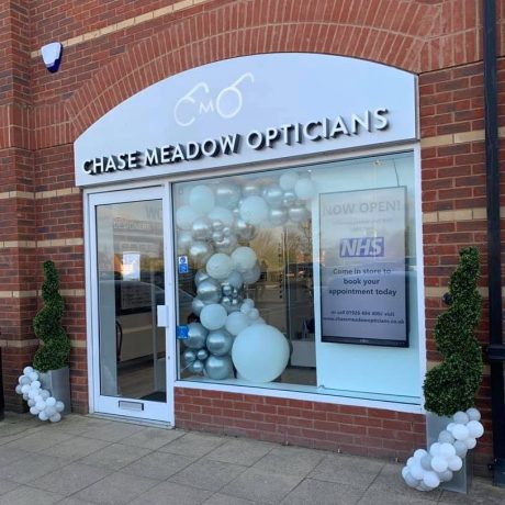 The Chase Meadow Opticians practice in Warwick.