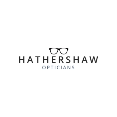 Hathershaw Opticians logo.