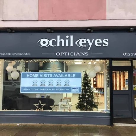 Ochil Eyes Opticians practice in Tillicoultry.
