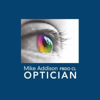 Mike Addison Optician logo.