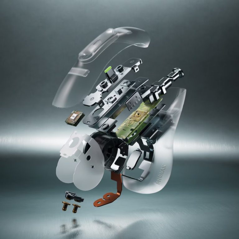 View of the inside of the Phonak EON.